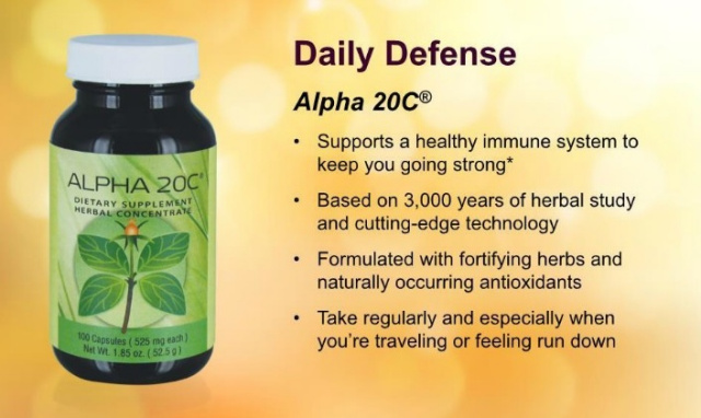 Alpha 20 C Benefits